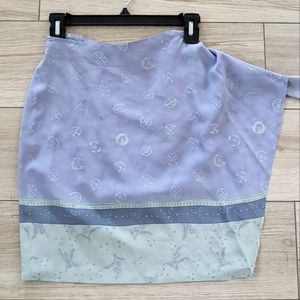 Wrap skirt by saks fifth Avenue- size small, silk.  Blue and light green.